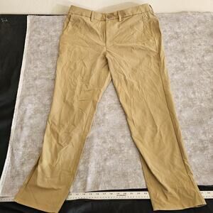 CRZ YOGA Pants Mens Tan Golf Stretch Chino Tag Sz 36 (36x30)